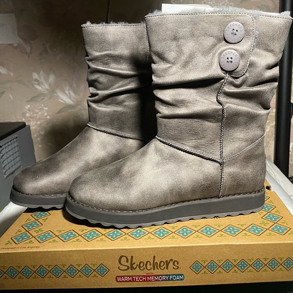 Memory Foam Boots Nib Size 